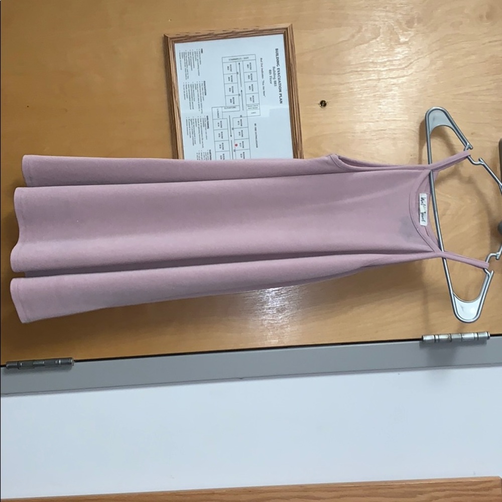 Rose pink dress